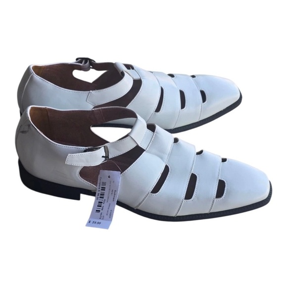 Stacy Adams Leather Sandals Sz 13M Calderon White City Men\'s New main image 8